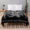 Dungeons And Dragons Design Throw Blanket Official Dungeons And Dragons Merch