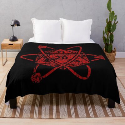 Dungeons And Dragons D20 Throw Blanket Official Dungeons And Dragons Merch