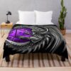 Dragon'S Horde Collection 3 - Dungeons And Dragons - Silver And Purple Throw Blanket Official Dungeons And Dragons Merch