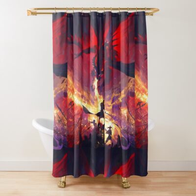 Dungeons And Dragons Shower Curtain Official Dungeons And Dragons Merch