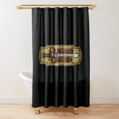 Shower Curtain Official Dungeons And Dragons Merch