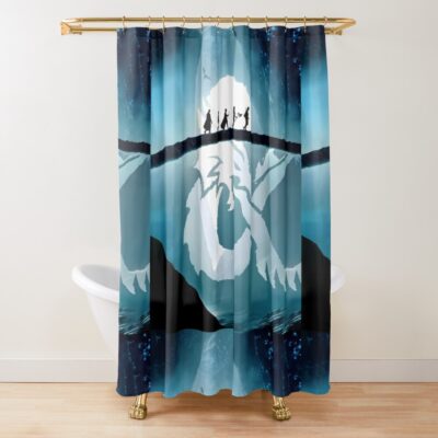 Dungeons And Dragons Shower Curtain Official Dungeons And Dragons Merch