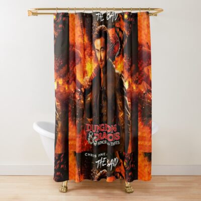 Dungeons And Dragons Shower Curtain Official Dungeons And Dragons Merch