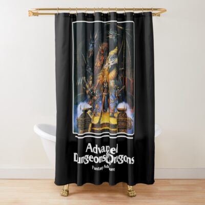 Advanced Role Playing Game Character Classic Shower Curtain Official Dungeons And Dragons Merch