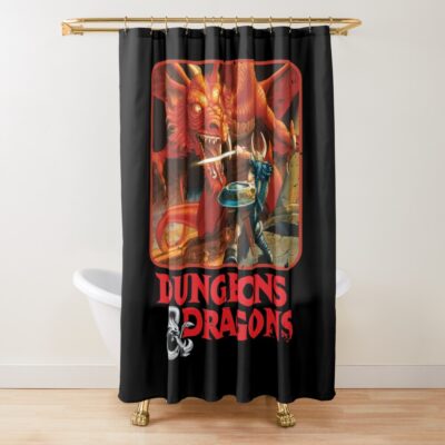 Dungeons & Dragons 1974 Shower Curtain Official Dungeons And Dragons Merch