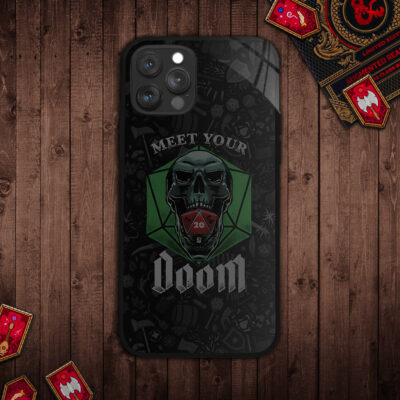 D20 Doom Dnd Glowing Phone Case